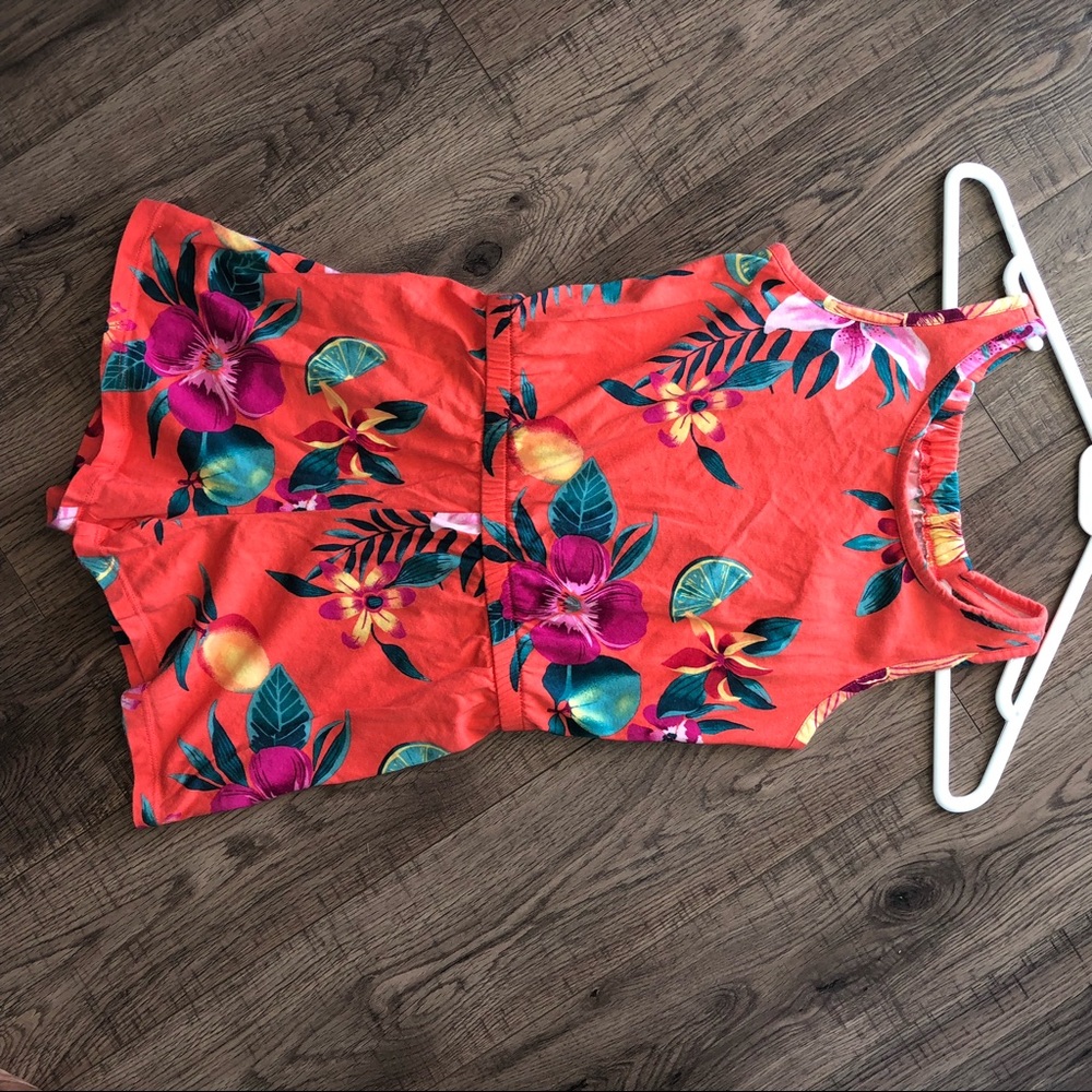 3 old navy floral rompers
